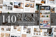 140 Interior Design Template, a Social Media Template by Daily Creative (Thumbnail 1 of 8)