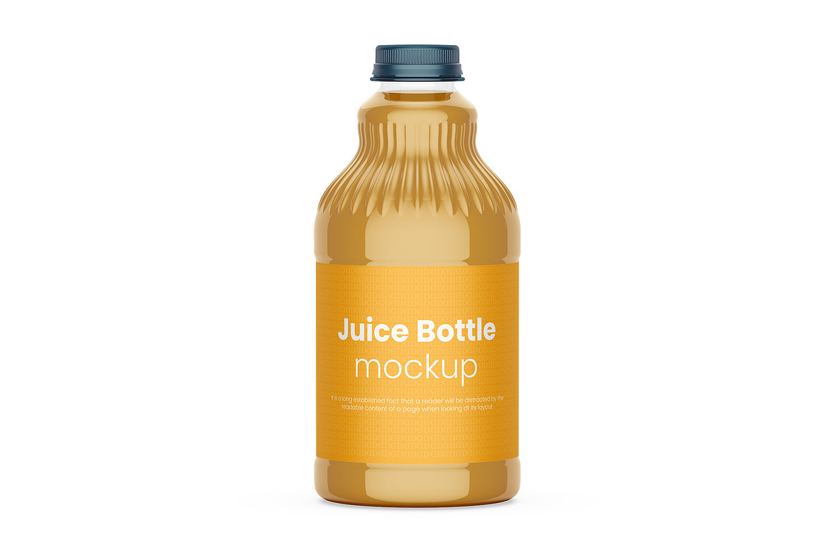 Juice Bottle Mockup, a Packaging Mockup by Designbuys (Photo 2 of 2)
