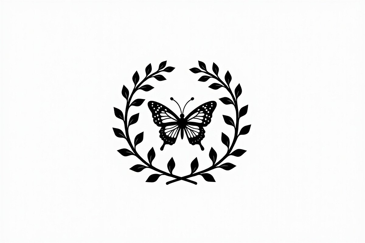 Butterfly Wreath Clipart Bundle, an Illustration by Artivon (Photo 6 of 9)