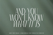 Very Frank, A Condensed Sans, a Sans Serif Font by Up Up Creative (Thumbnail 3 of 16)