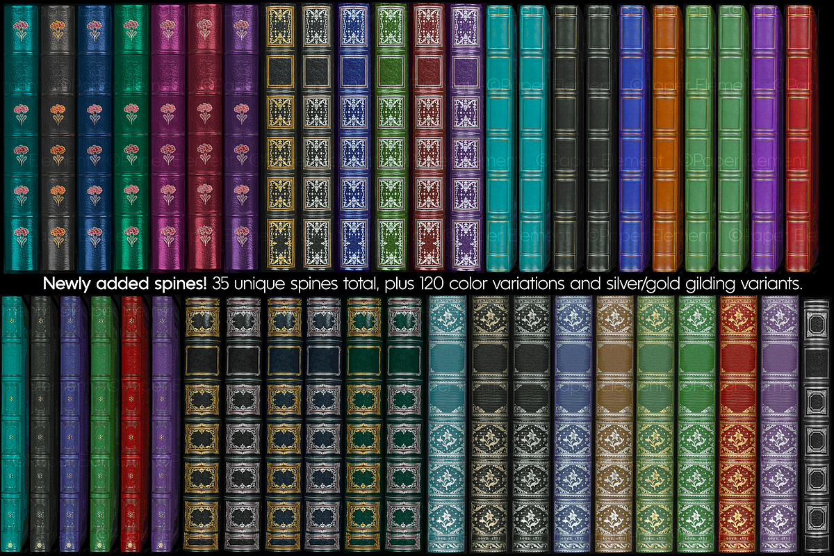 101 High-Res Antique Book Covers, a Texture Graphic by Paper Element (Photo 12 of 13)