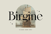 Birgine Modern Serif Font, a Serif Font by UICreative (Thumbnail 1 of 12)