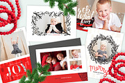 Berry Red | Christmas Card Bundle, a Card Template by The Modern Collective (Thumbnail 1 of 6)