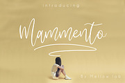 Mammento, a Script Font by Creamy Script (Thumbnail 1 of 4)