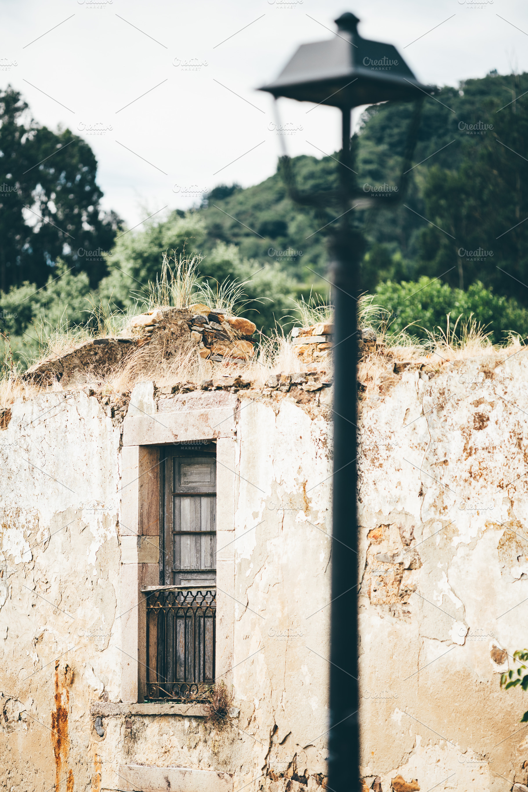 Selective focus rustic facade, an Architecture Photo by SkyNext