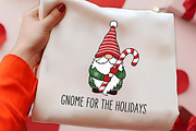 Gnome For The Holidays Candy Cane, a Seasonal Illustration by CrexoraLab (Thumbnail 2 of 4)