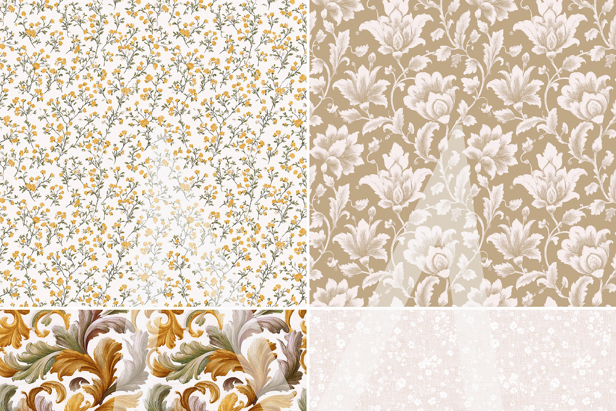 Bohemian Ornament Seamless Patterns, a Pattern Graphic by Maishop (Photo 3 of 7)