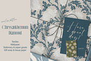 Chrysanthemum Seamless Pattern, a Pattern Graphic by Svetlana Lerie (Thumbnail 5 of 6)