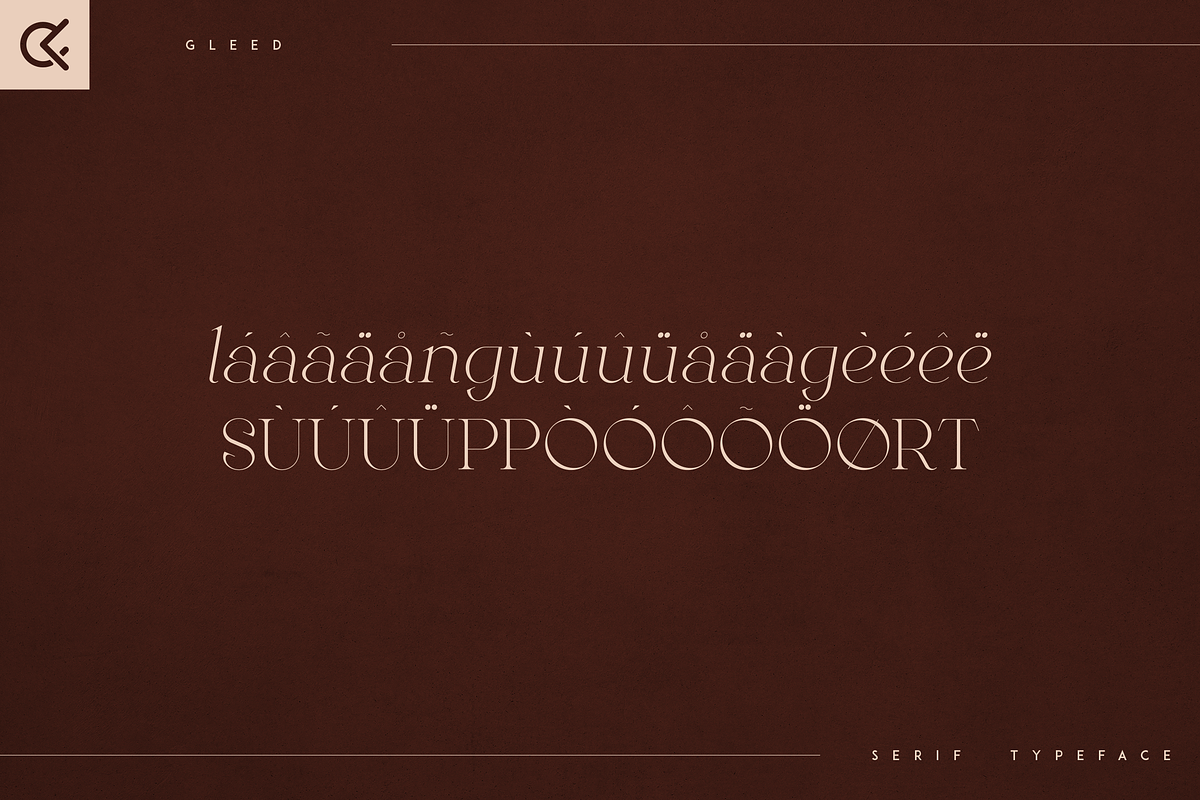 Gleed - minimal serif typeface, a Serif Font by Only Fonts (Photo 9 of 10)