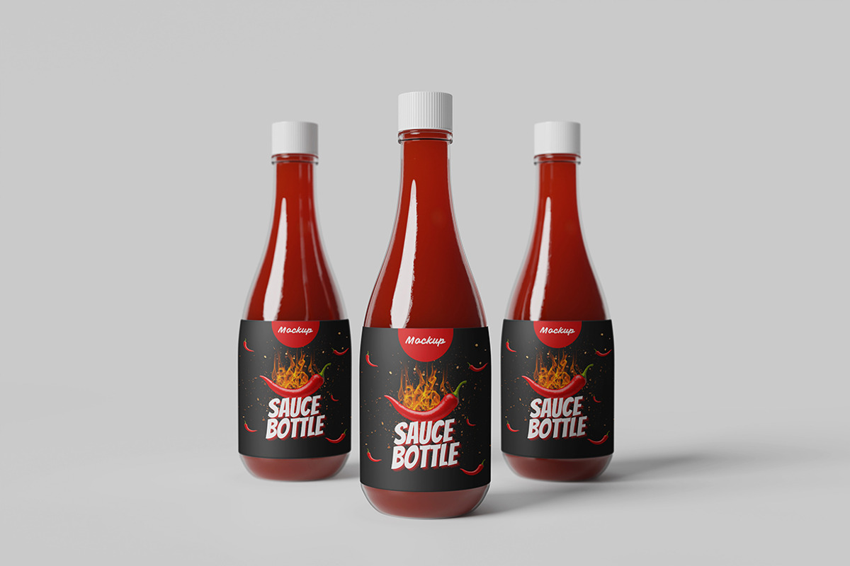 Sauce Bottle Mockup, a Product Mockup by MrLetters (Photo 4 of 5)