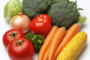 Fresh vegetables, broccoli, carrots,, a Food & Drink Photo by Pixeness Studio