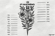 Procreate Tattoo Brushes, a Brush Add-On by svgocean (Thumbnail 3 of 7)