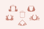 Vintage Cactus Crests, an Illustration by Antiquaria (Thumbnail 4 of 9)