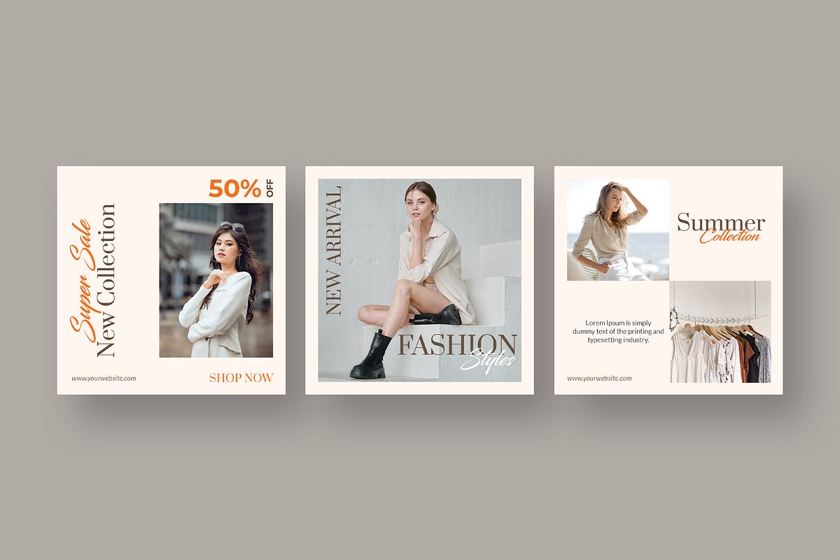 Fashion Style - Instagram Post, a Social Media Template by UnicodeID (Photo 4 of 4)