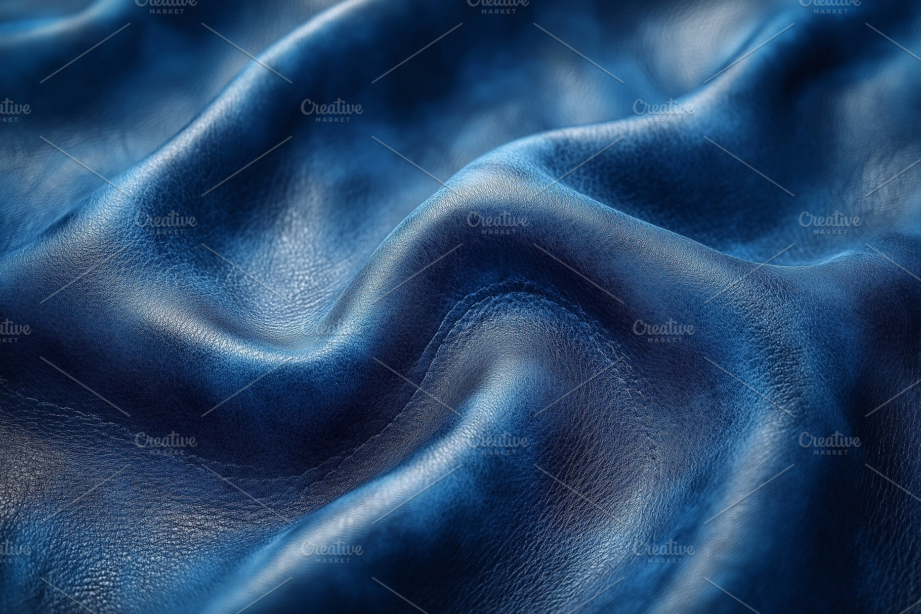 Close-up of luxurious blue leather fabric showcasing smooth texture and intrica, a Background Photo by ImageMir