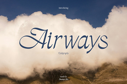 Airways Calligraphy Serif