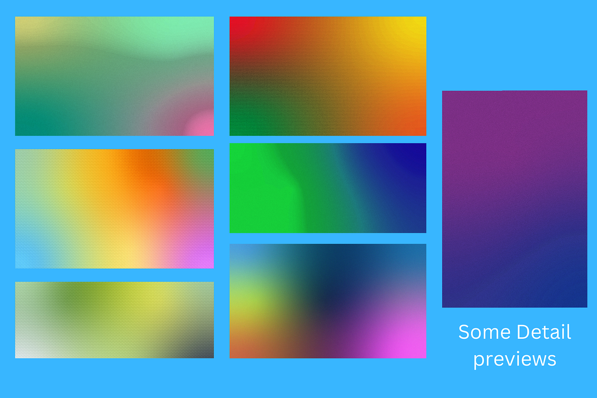 67 Gradient Noise Background Set, a Texture Illustration by hinanazstudio (Photo 2 of 6)