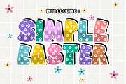 Simple Easter - Kids Font Types, a Font by KiddoGlyphs Studio (Thumbnail 1 of 3)