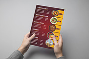 2 Page A4 Modern Food Menu Template, a Brochure Template by vectorlnk (Thumbnail 3 of 6)
