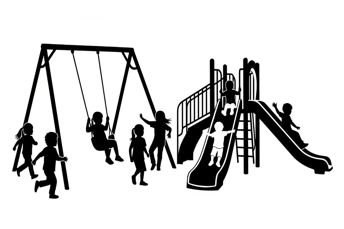 50 Kids Playground Silhouette Bundle, an Illustration by Gfx_Store (Photo 5 of 51)