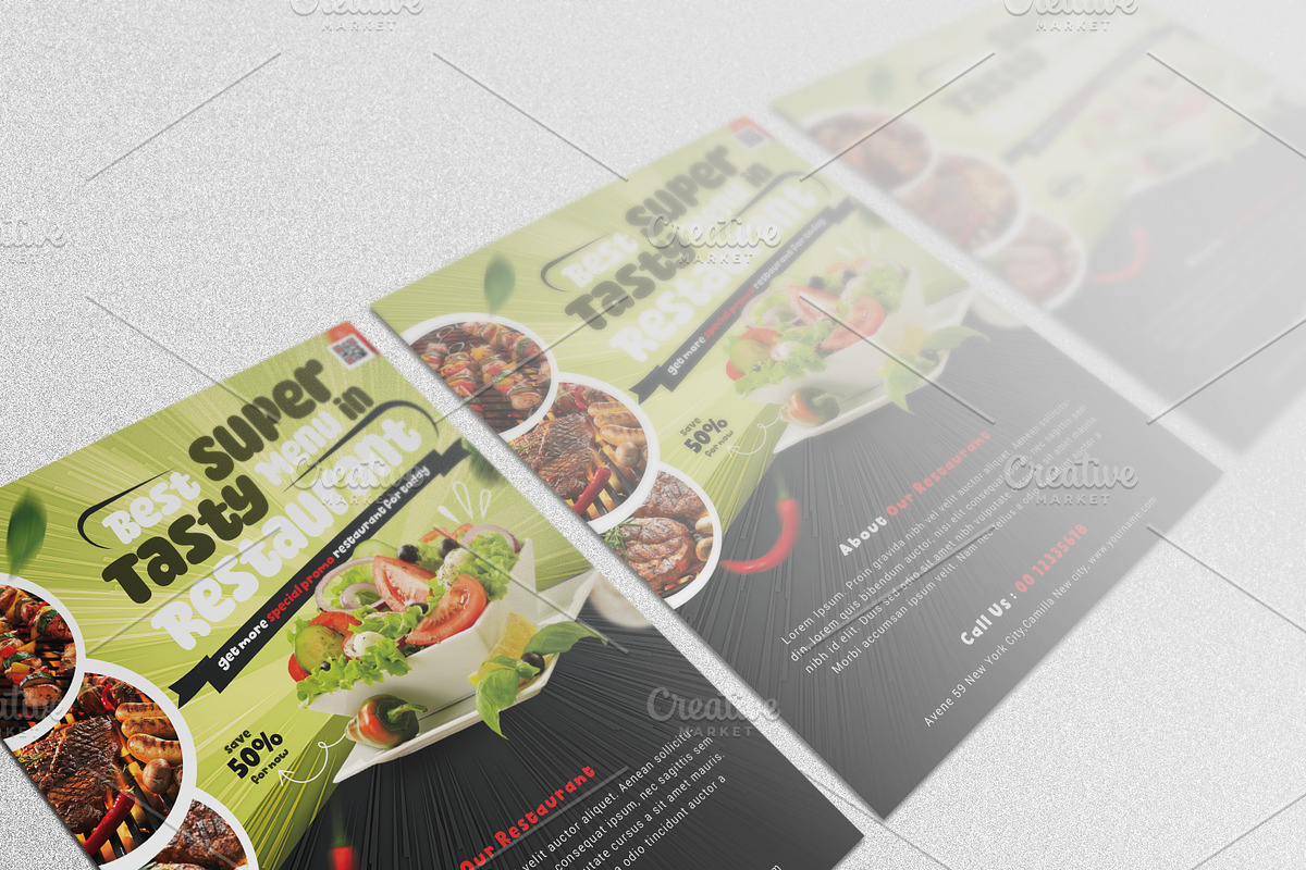 Restaurant Flyer, a Flyer Template by GreenPixi (Photo 1 of 4)