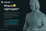 SH nightingale: Biotech AI Website, a Landing Page Template by strangehelix.bio (Thumbnail 4 of 12)