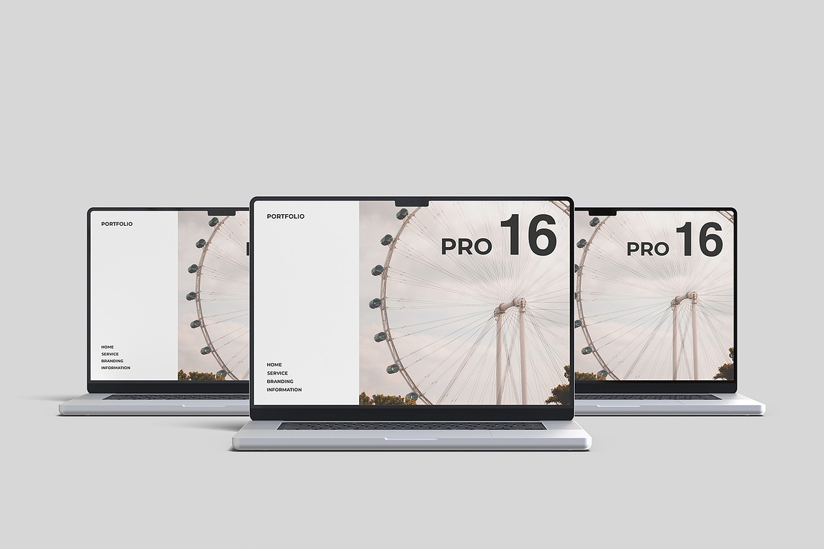 MacBook Pro 16 Mockup, a Mac Mockup by graphicpages (Photo 15 of 15)