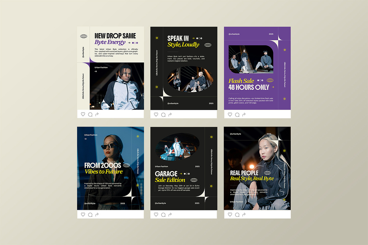 Urban Byte - Instagram Post, a Social Media Template by StreaksideStd (Photo 2 of 3)