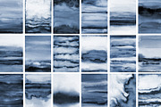 NordicBlues Watercolor Pack, a Texture Graphic by Marmoris.Arts (Thumbnail 2 of 24)