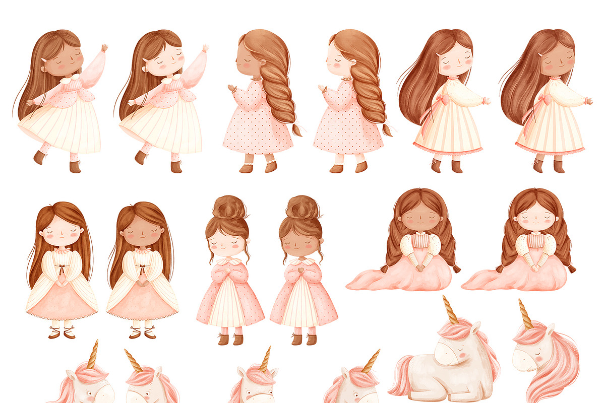 The Little Princess baby collection, a Decorative Illustration by polikarpovaart (Photo 19 of 20)