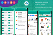 Medical Pharmacy App, a Websites & App Template by UX Design Master (Thumbnail 4 of 15)