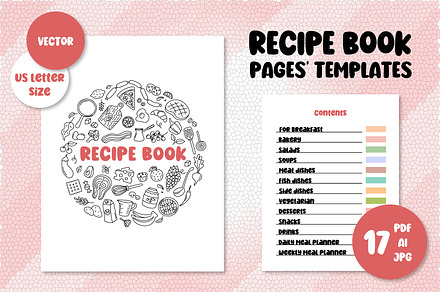 Recipe Book Templates | Meal Planner