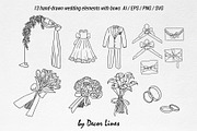 Wedding Bows, an Object Illustration by Decor Lines (Thumbnail 6 of 16)