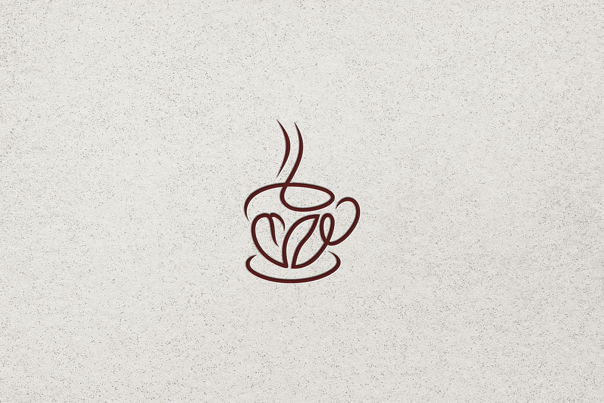 Minimalist Coffee Cafe Logo