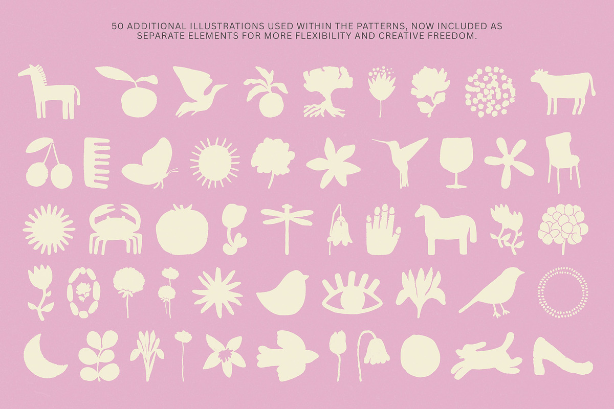 Soft Season: 60 Seamless Patterns, a Pattern Graphic by Veyla (Photo 5 of 21)