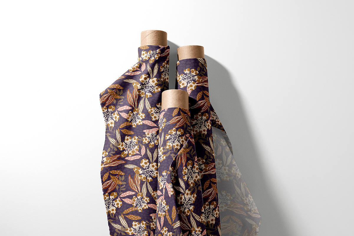 Polka Floral Seamless Pattern, a Pattern Graphic by StudioGlouna (Photo 9 of 9)