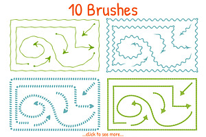 Arrow Pattern Brushes