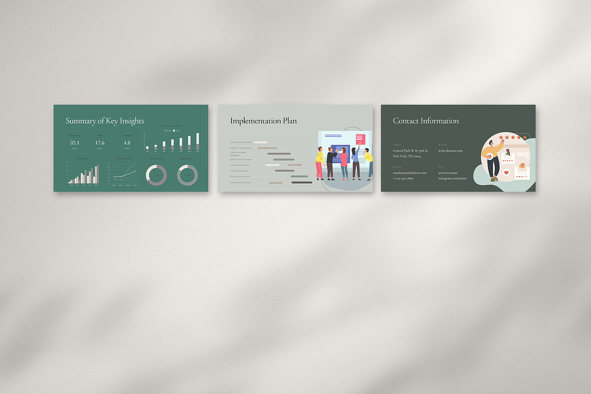 Canva Marketing Strategy Template, a Presentation Template by CreativityForest (Photo 6 of 6)