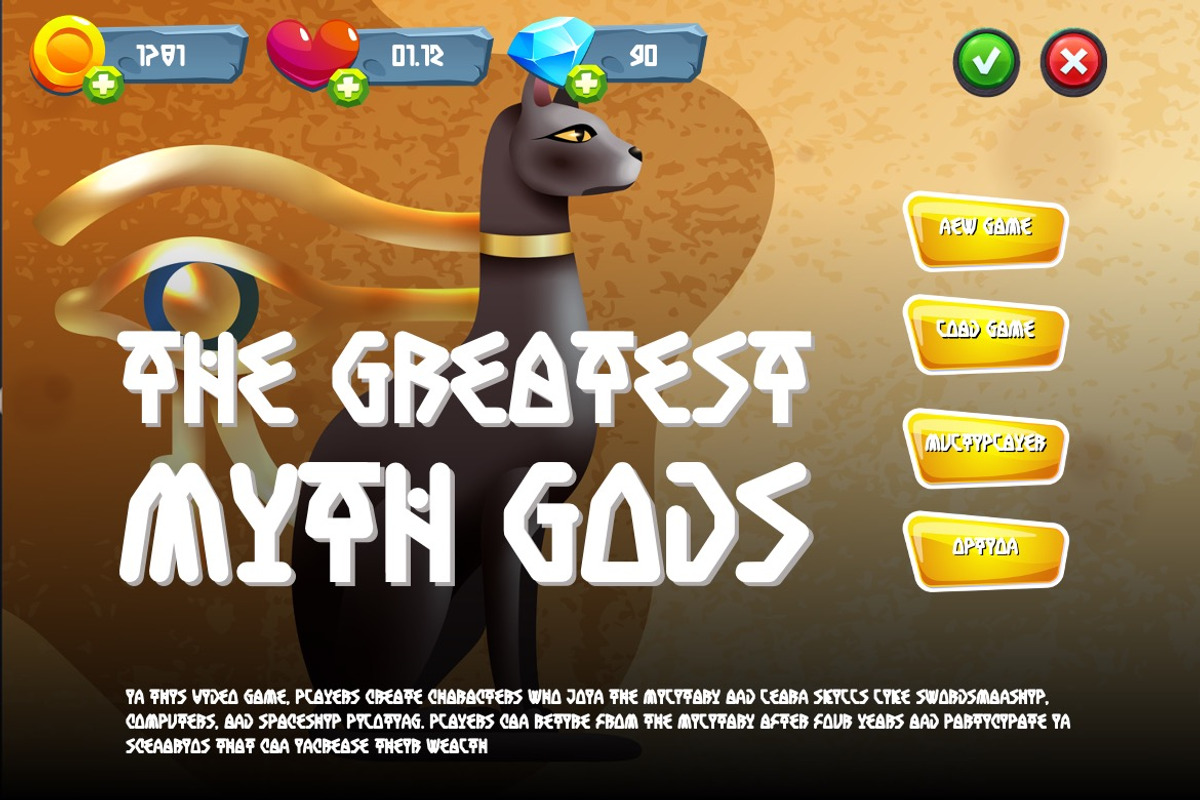 Tukamenh - Egypt Gaming Font, a Sans Serif Font by Dhabee (Photo 14 of 14)