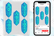 Dayak Shield Badges, an Object Graphic by regalDRAW (Thumbnail 1 of 3)
