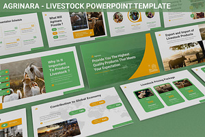Agrinara - Livestock Powerpoint, a Presentation Template by SlideFactory