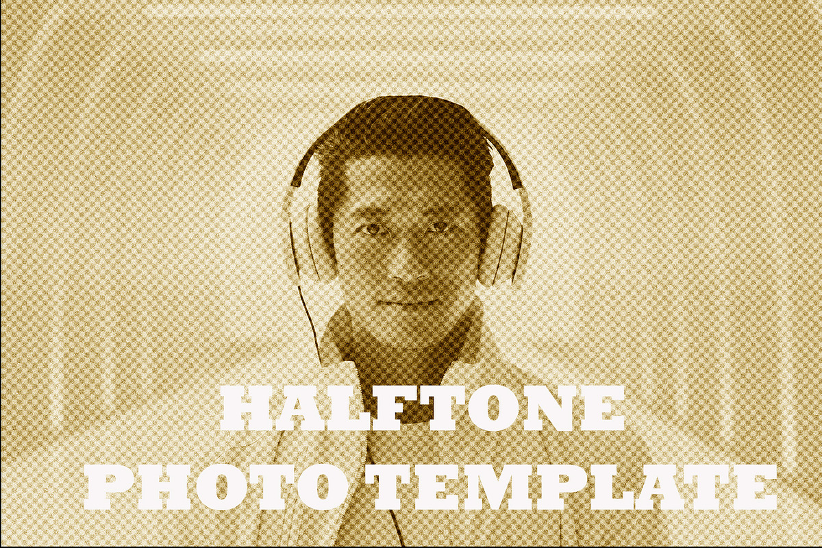 Halftone Photo Effect, an Action Add-On by 3d_model_tifotizi