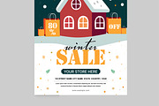 Winter Sale Flyer, a Flyer Template by MightyDesign (Thumbnail 3 of 8)