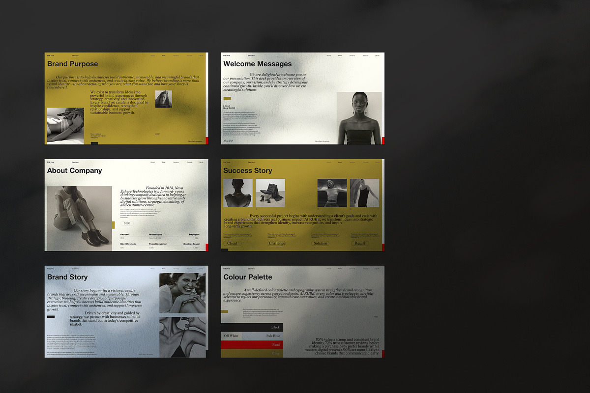 RUBE - Pitch Deck Presentation, a Presentation Template by CreativexGenius (Photo 10 of 10)