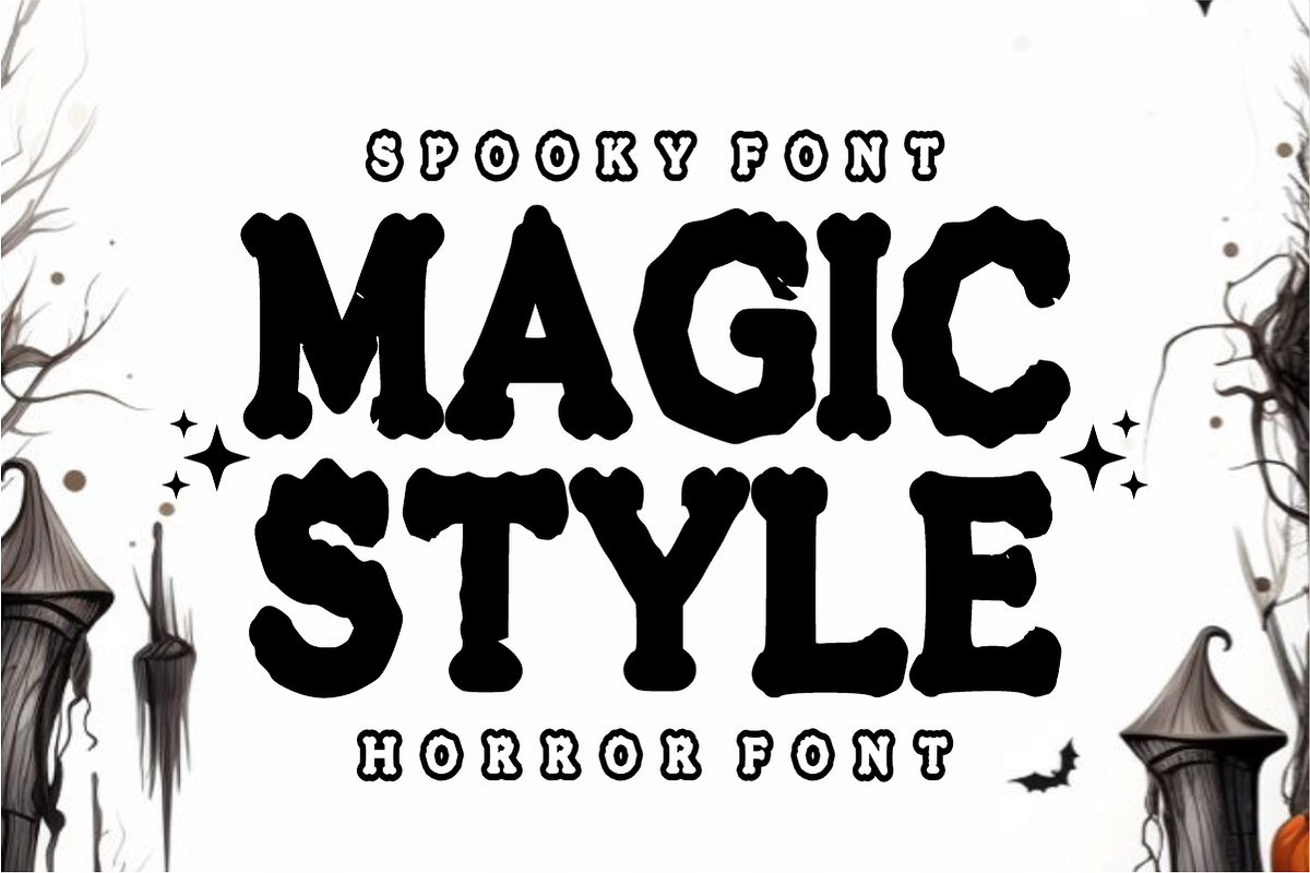 Halloween Book - Spooky Font, a Slab Serif Font by KiddoGlyphs Studio (Photo 2 of 4)