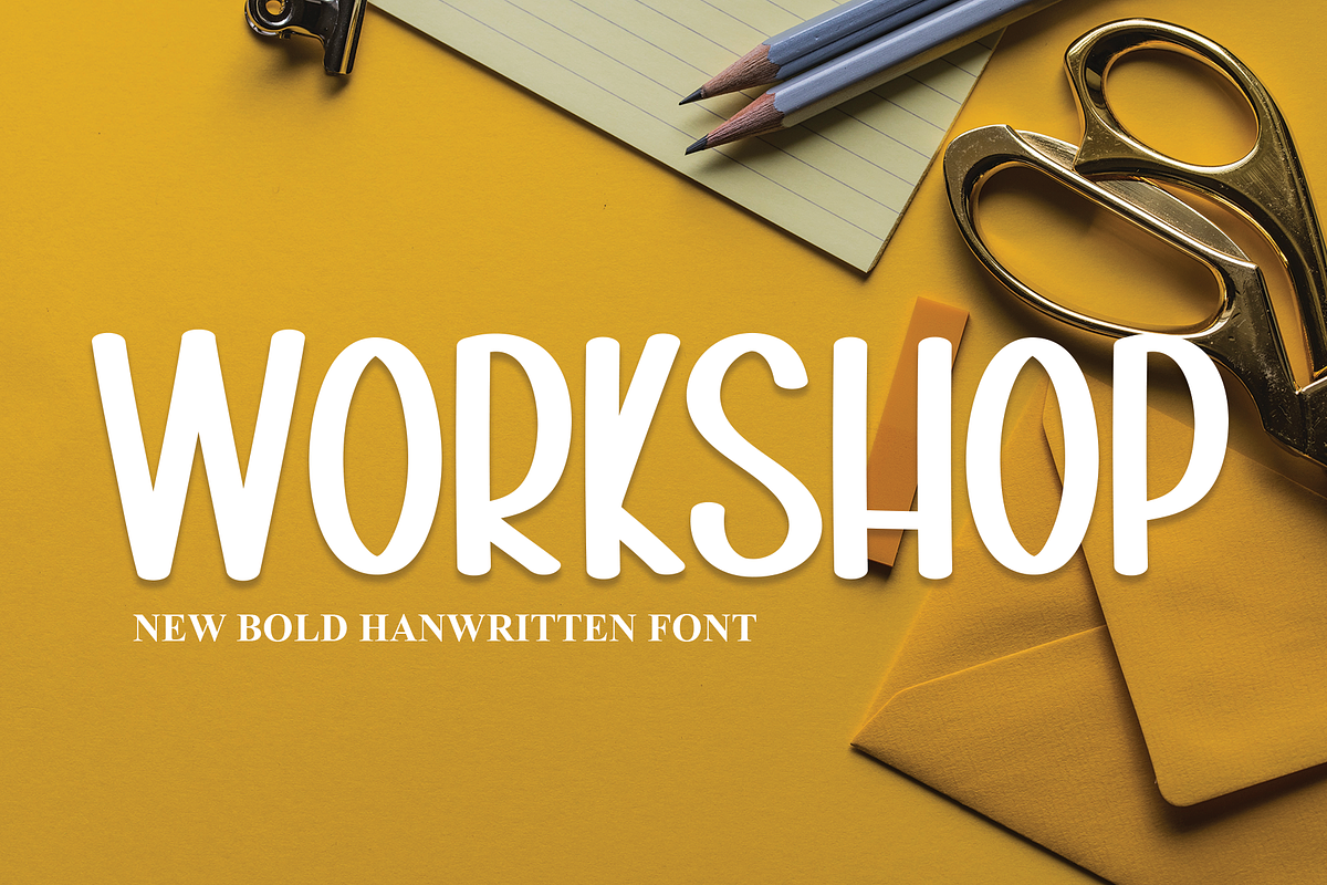 Workshop | Script Font, a Script Font by Scratchones (Photo 1 of 8)