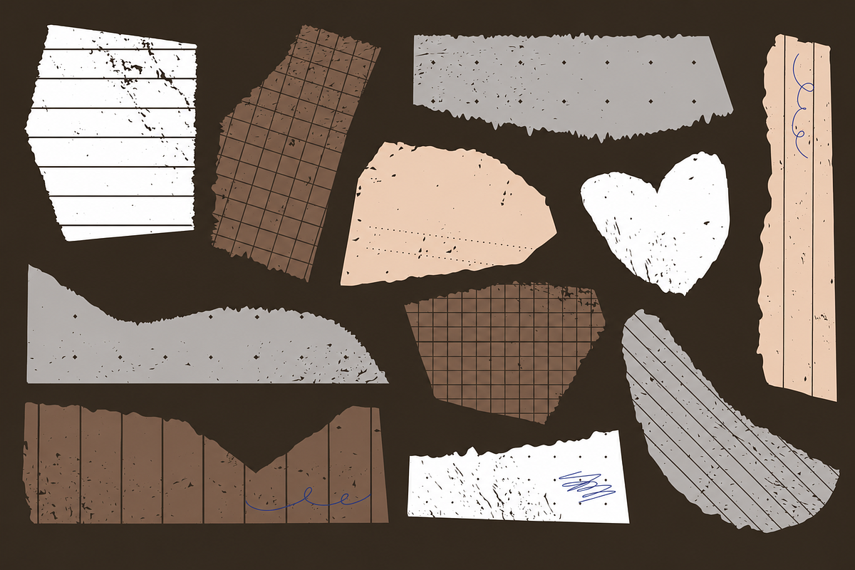 Paper Cut-Out Scrapbook Bundle, a Decorative Illustration by Anna Studio (Photo 9 of 28)