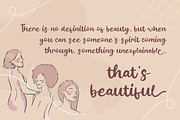 Yasminda - Layered Script Font, a Script Font by Attype (Thumbnail 5 of 8)