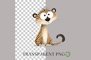 Watercolor Baby Safari Jungle Animal, an Animal Illustration by Nicole Branger Art (Thumbnail 3 of 22)