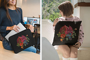 Ripened pomegranate and red roses, a Decorative Illustration by Matrioshka (Thumbnail 2 of 9)